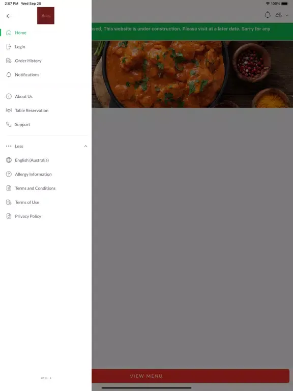 Good Time Indian Restaurant iPad  سکرین شاٹس
