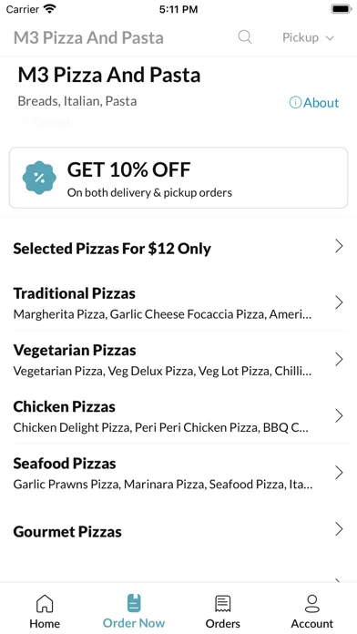 M3 Pizza And Pasta スクリーンショット