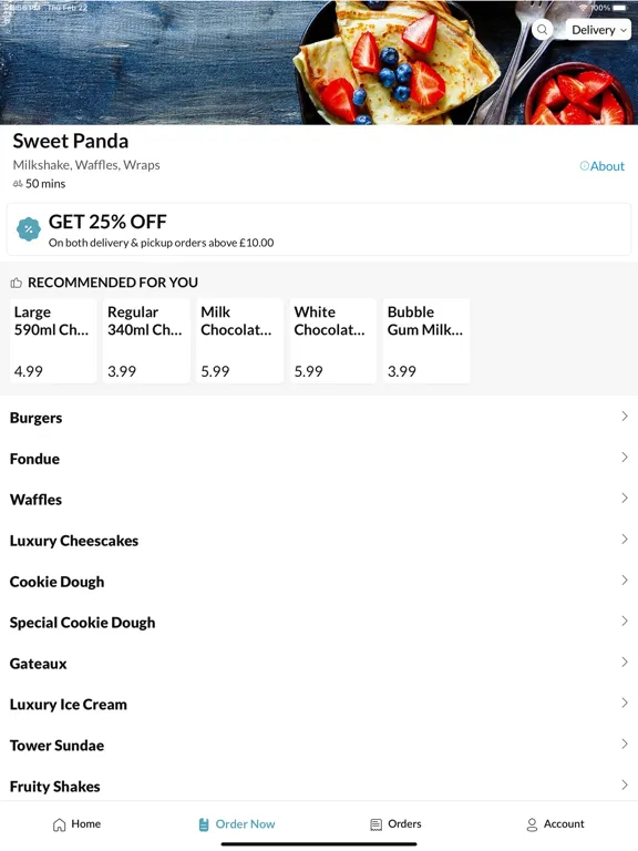 Zrzuty ekranu Sweet Panda Doncaster iPad 