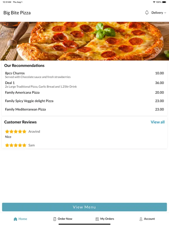Captures d'écran de Big Bite Pizza Footscray iPad 