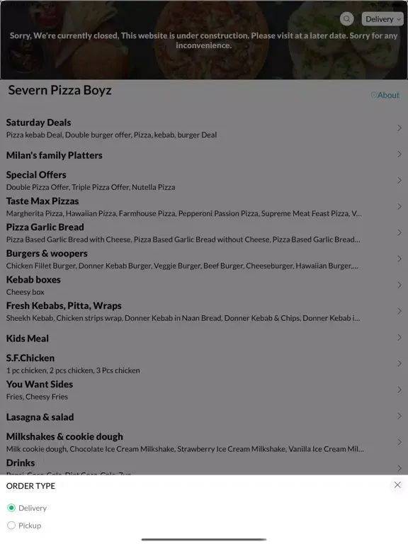 Скриншоты Severn Pizza Boyz iPad 