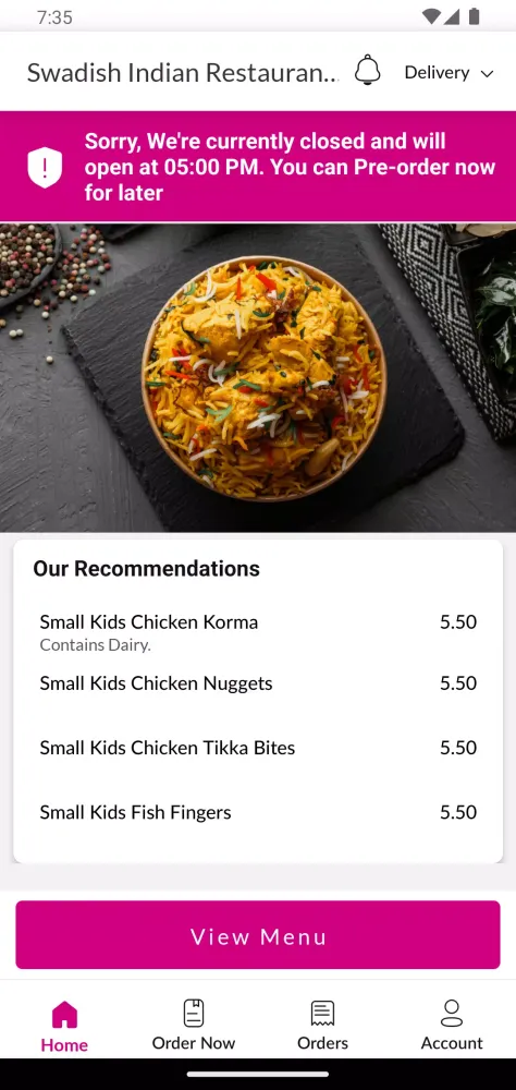 Swadish Indian Restaurant Screenshots
