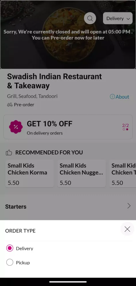 Swadish Indian Restaurant Screenshots