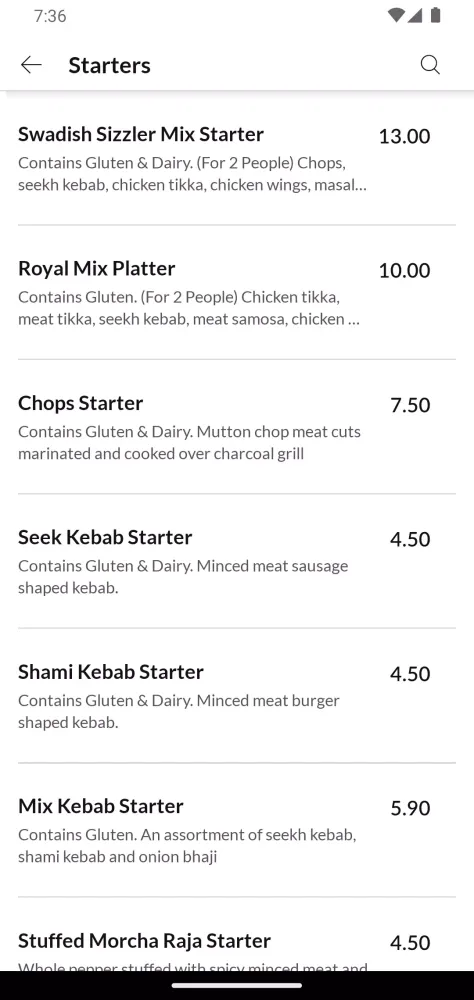 Swadish Indian Restaurant Screenshots