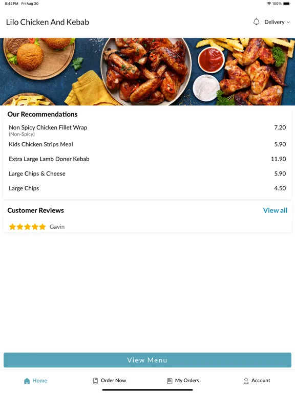 Lilo Chicken And Kebab iPad  स्क्रीनशॉट