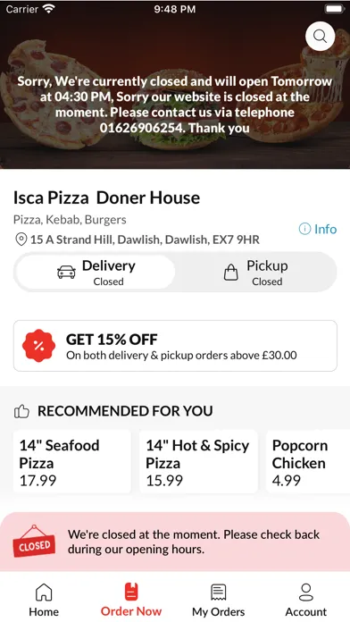 Isca Pizza  Doner House স্ক্রিনশট