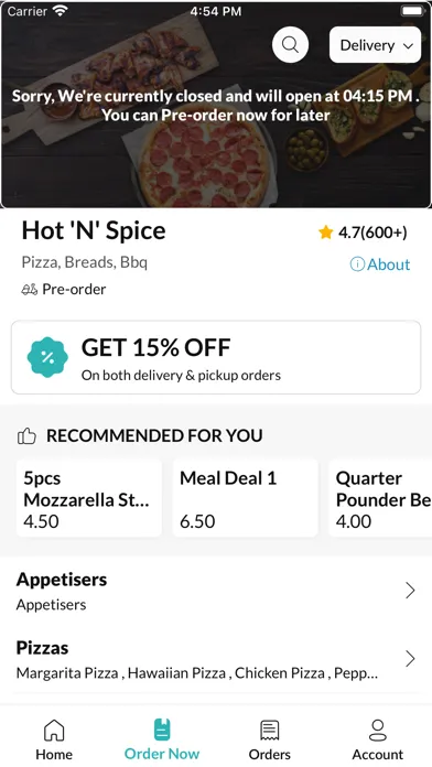 Capturas de tela do Hot N Spice,