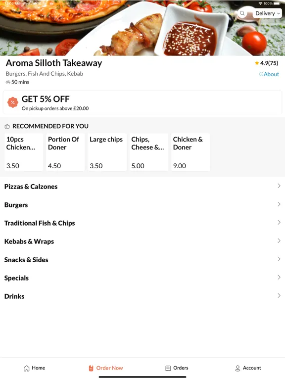 صور Aroma Silloth Takeaway iPad 