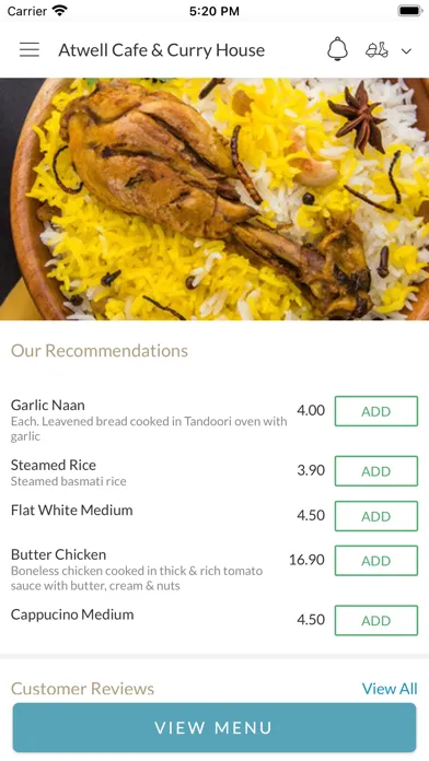 Atwell Cafe and Curry House スクリーンショット
