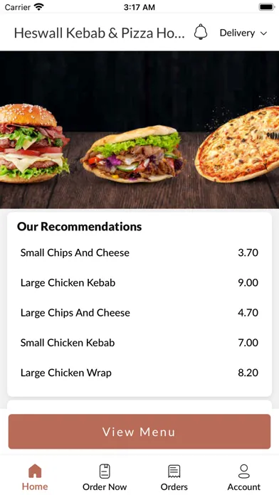 Zrzuty ekranu Heswall Kebab & Pizza House.