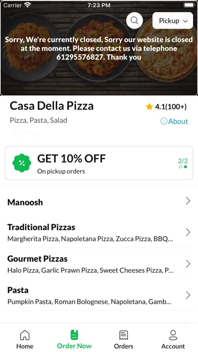 Screenshot di Casa Della Pizza