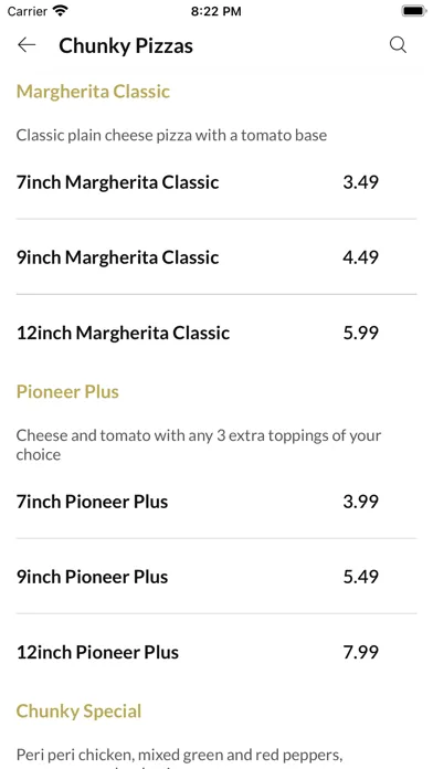 Ảnh chụp màn hình của Chunky Chicken Newcastle.