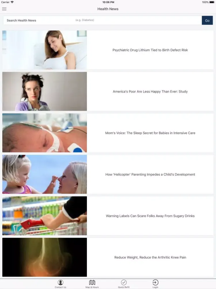 Family Health Centers iPad  스크린샷