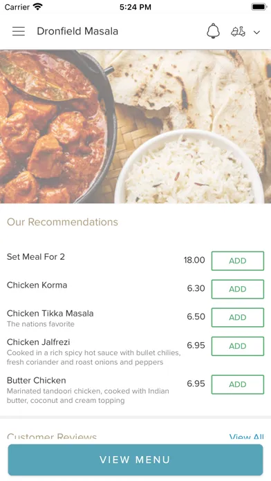 Dronfield Masala 스크린샷