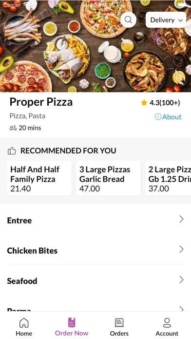 Captures d'écran de Proper Pizza