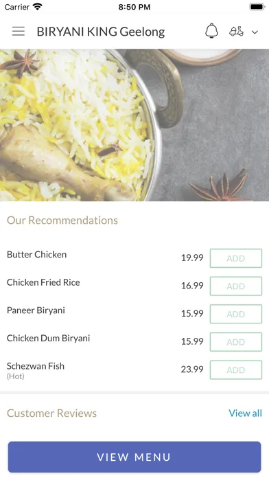 BIRYANI KING Geelong Screenshots