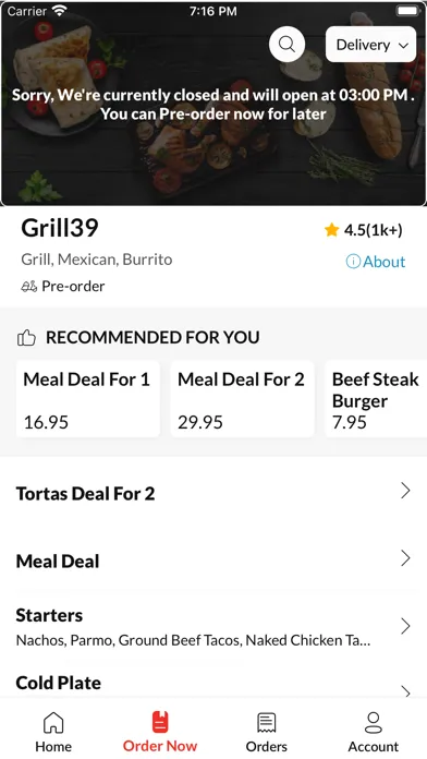 Grill39應用截圖