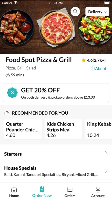 Food Spot Pizza & Grill स्क्रीनशॉट