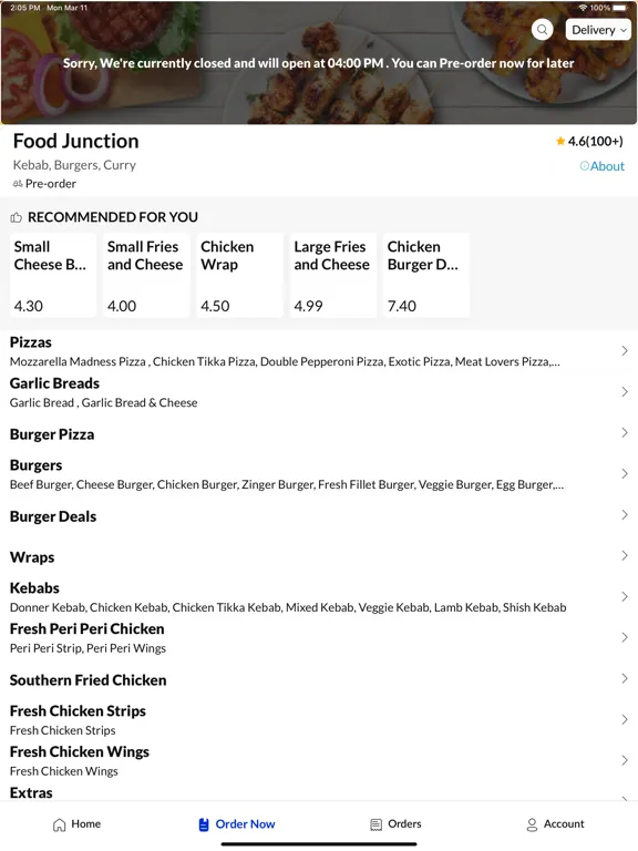 Captures d'écran de Food Junction Silverdale iPad 