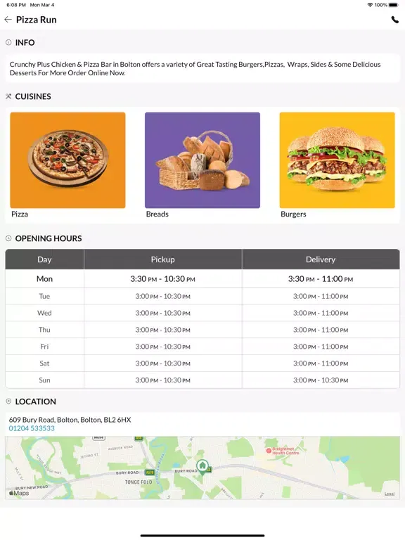 Pizza Run Bolton iPad  Ekran Görüntüleri
