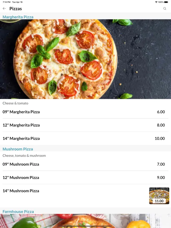 Abergele Pizza And Kebab House iPad  Ekran Görüntüleri
