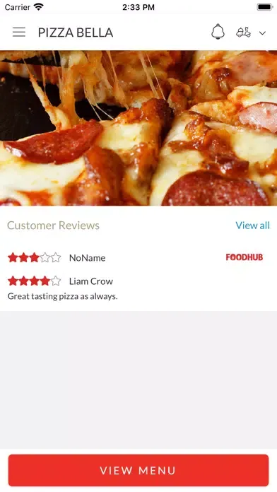 Captures d'écran de Pizza Bella Langley Moor