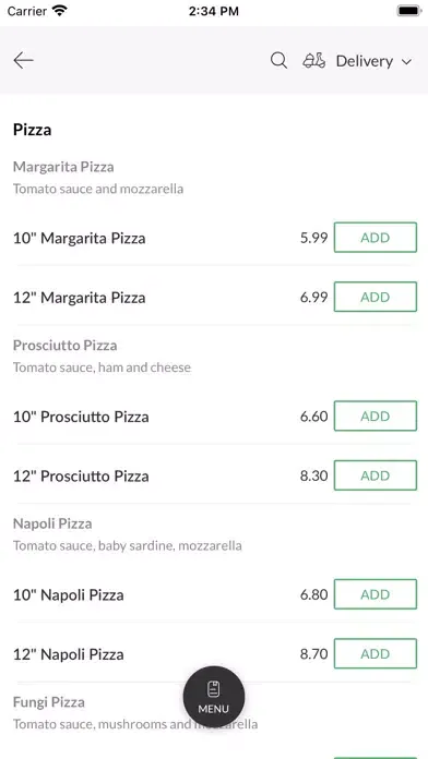 Captures d'écran de Pizza Bella Langley Moor