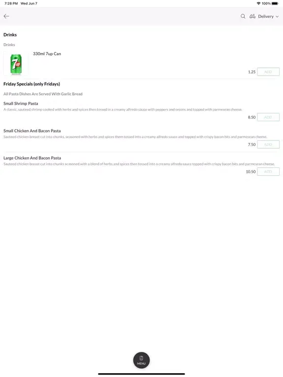 Ảnh chụp màn hình của Caribbean Cravinz. iPad 