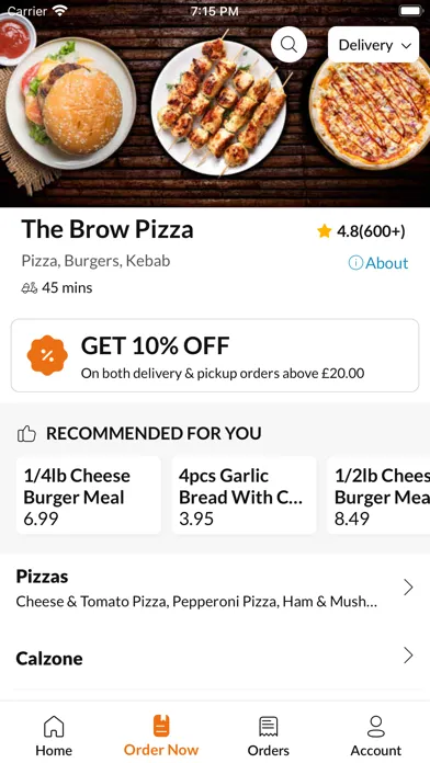 The Brow Pizza應用截圖