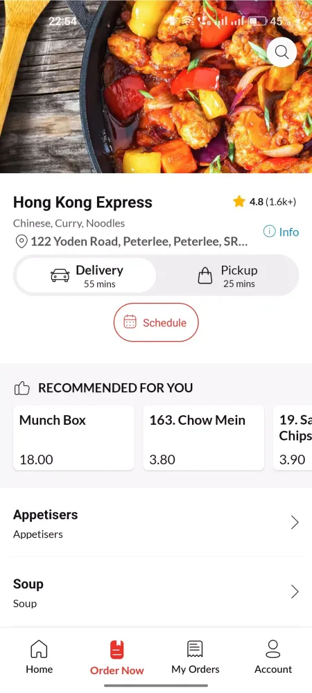 Capturas de tela do Hong Kong Express