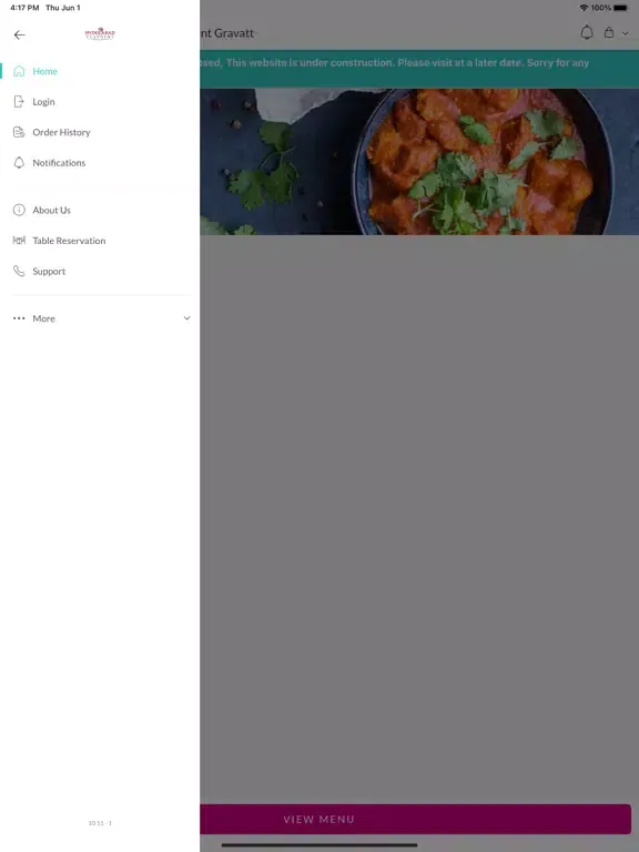 Скриншоты Hyderabad Flavours Upper Mount iPad 