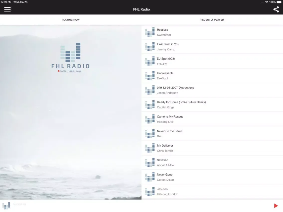 Ảnh chụp màn hình của FHL iPad 