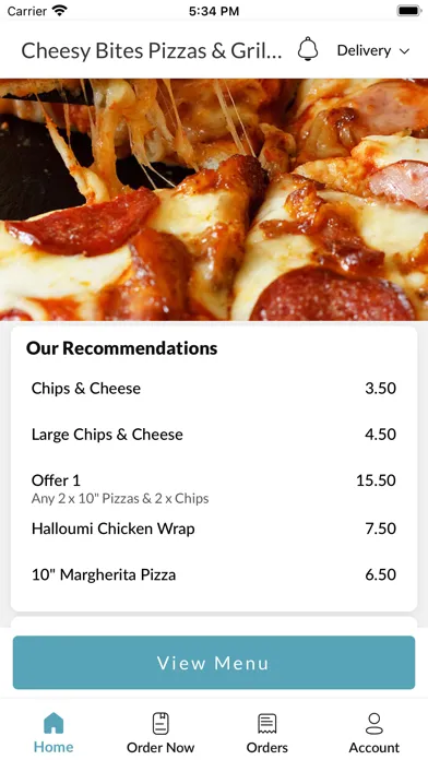 Cheesy Bite Pizza &Grill House سکرین شاٹس