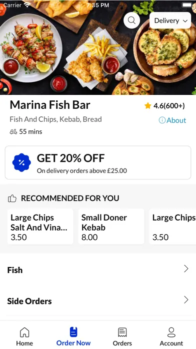 Marina Fish Bar. Screenshots