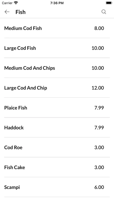 Marina Fish Bar. Screenshots