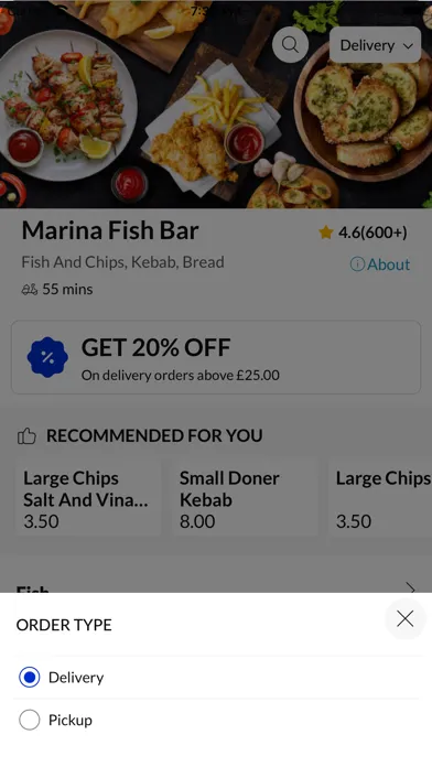 Marina Fish Bar. Screenshots