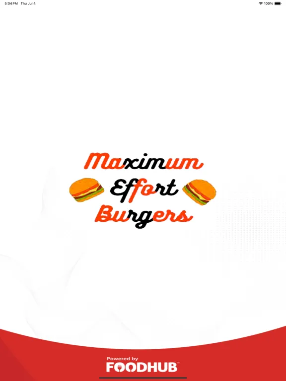 Maximum Effort Burgers iPad 应用截图