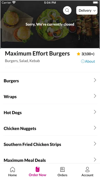 Maximum Effort Burgers应用截图