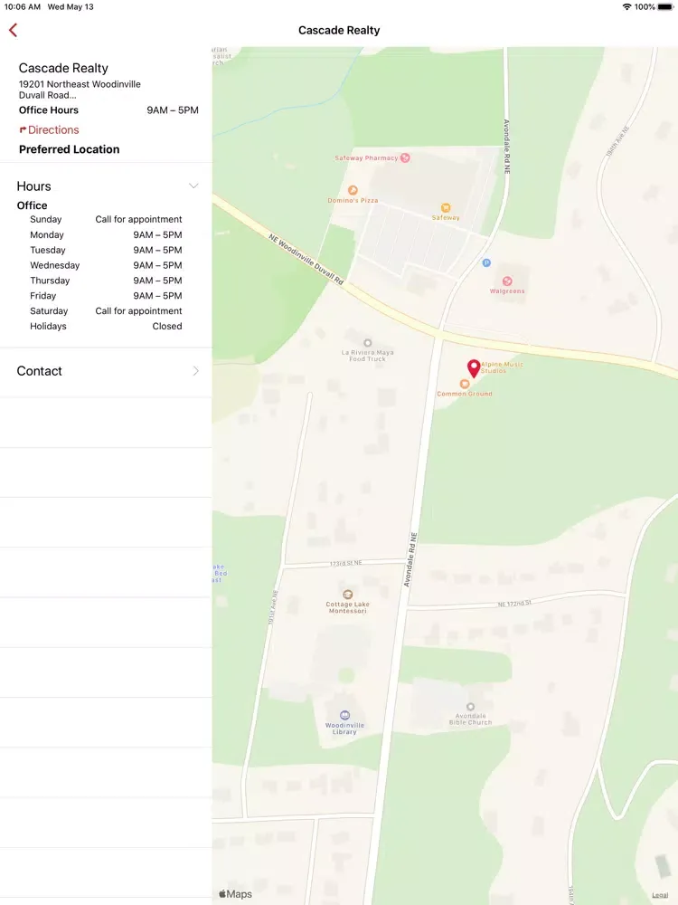 Screenshot di Shannon Woodcock Realty iPad 