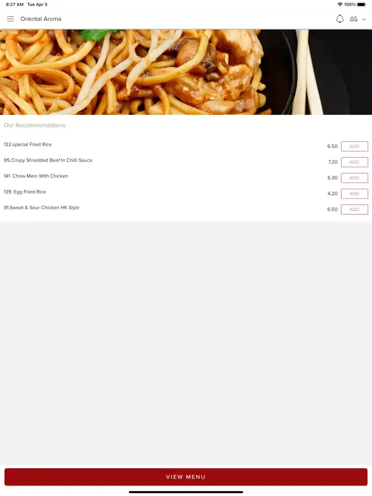 Скриншоты Oriental Aroma iPad 