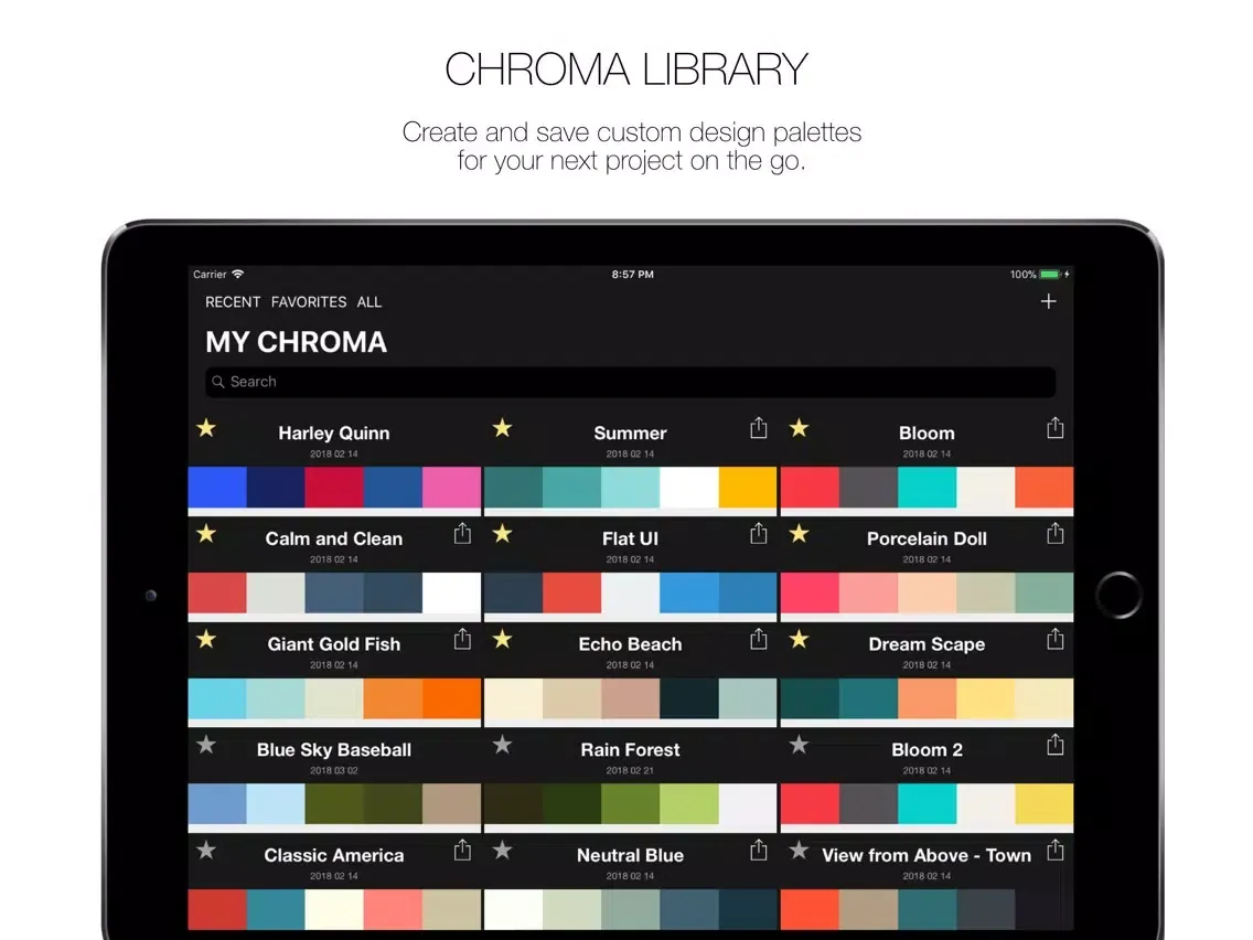 Chroma Room iPad  Screenshots