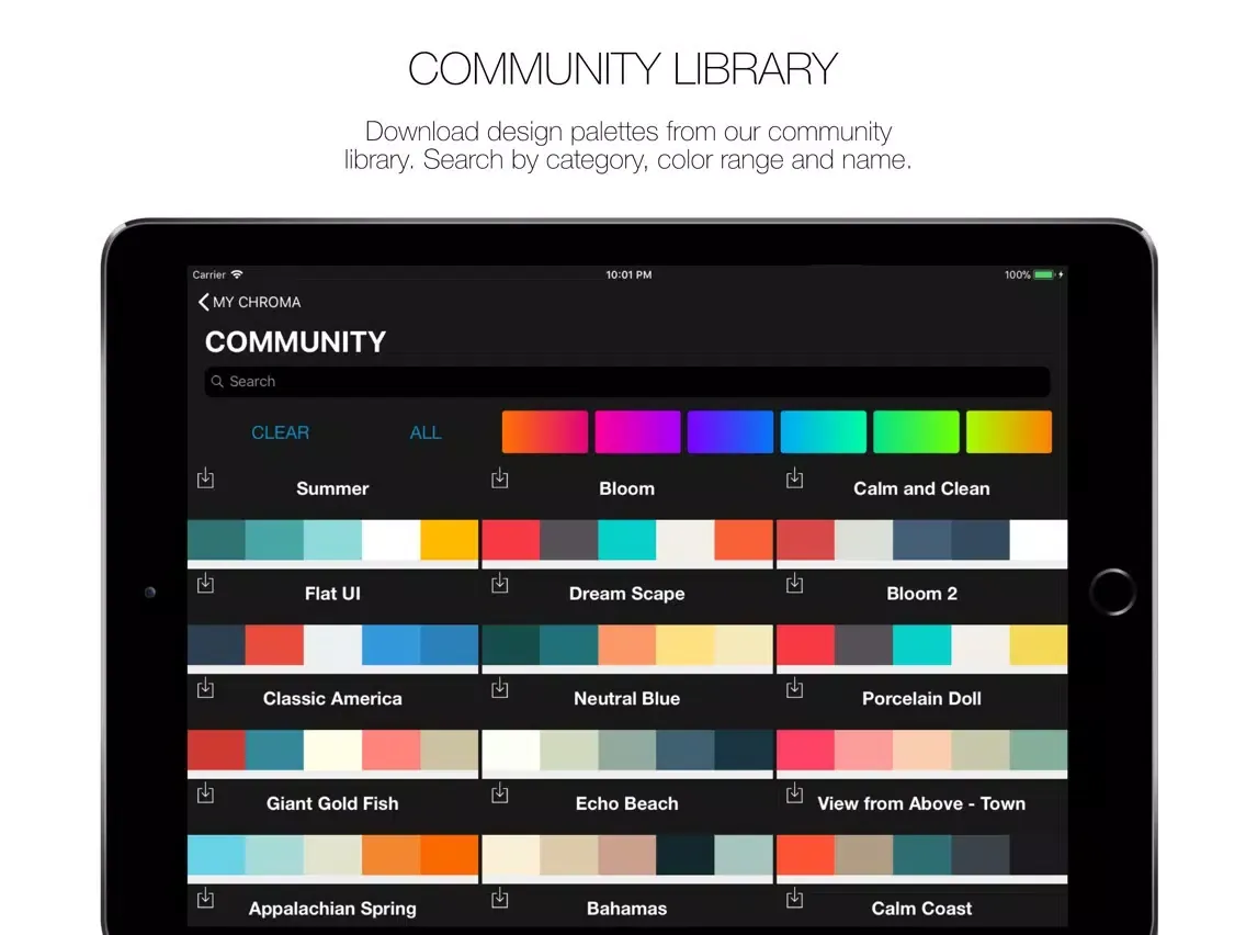 Chroma Room iPad  Screenshots