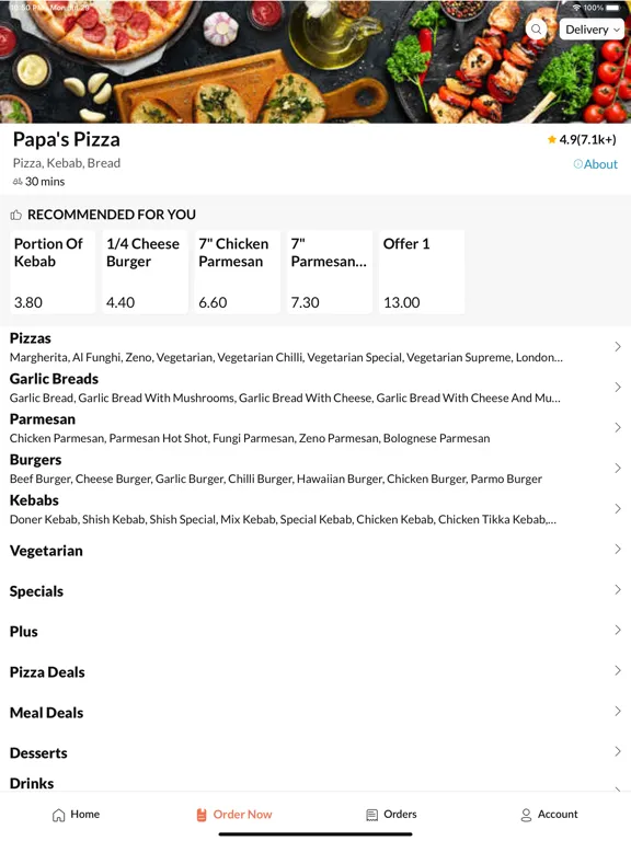 Papa's Pizza Middlesborough iPad 应用截图