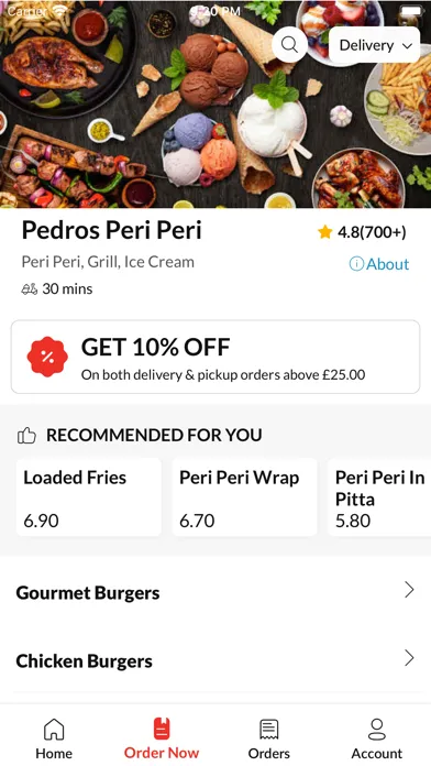 Ảnh chụp màn hình của Pedros Peri Peri