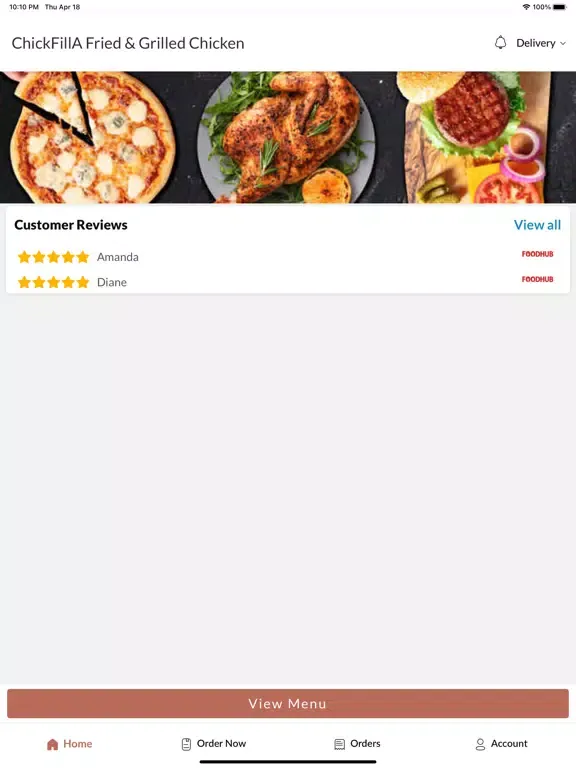 ChickFillA Fried & Grilled iPad 应用截图