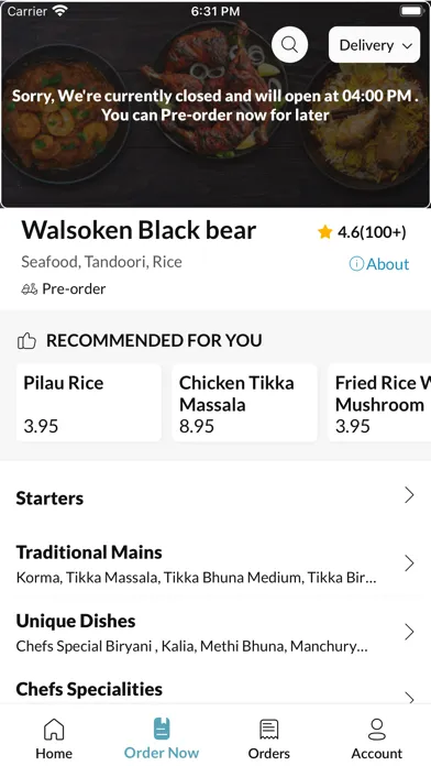 Tangkapan skrin The Black Bear