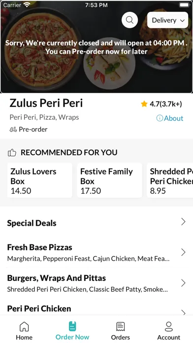 Zulus Peri Peri Dundee স্ক্রিনশট