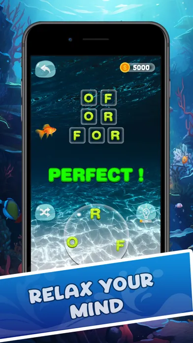 Ảnh chụp màn hình của Word Aqua Crossword Fun Puzzle