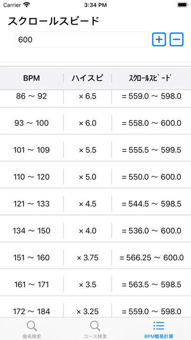 DDRハイスピ計算機 Ekran Görüntüleri