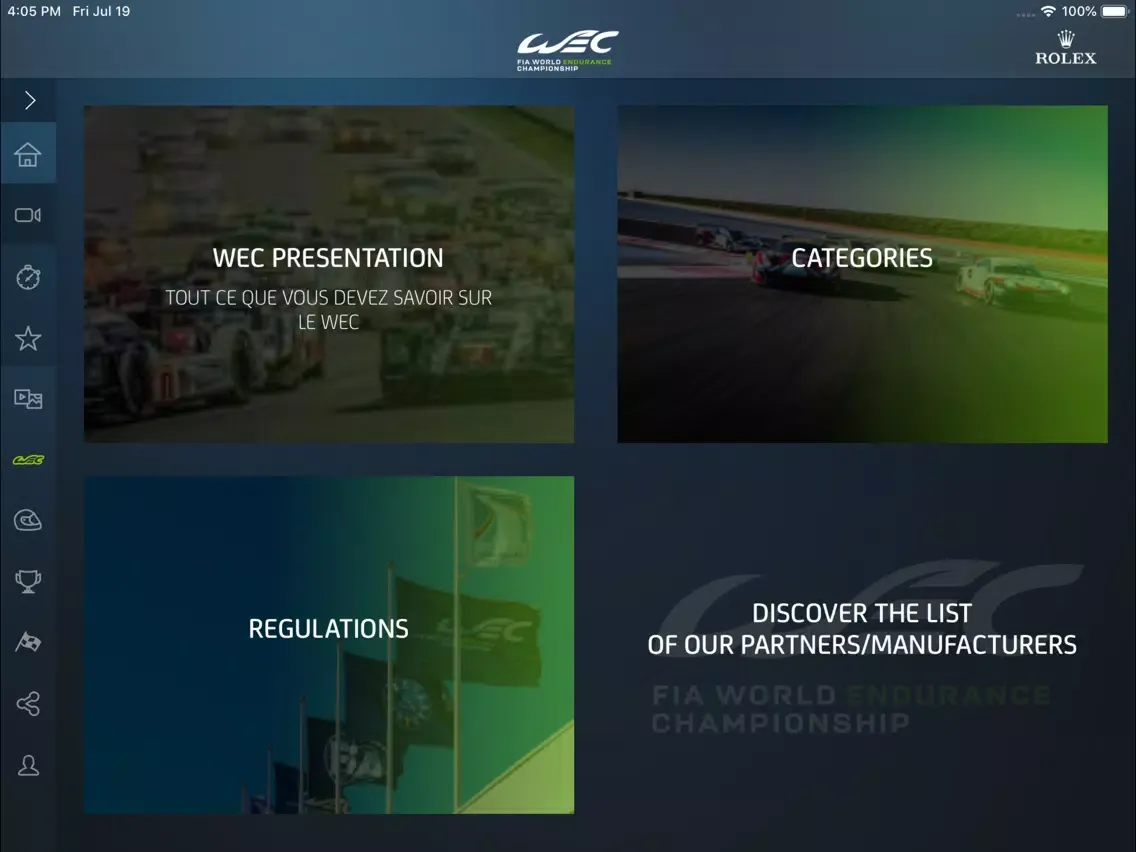 FIA WEC iPad  स्क्रीनशॉट